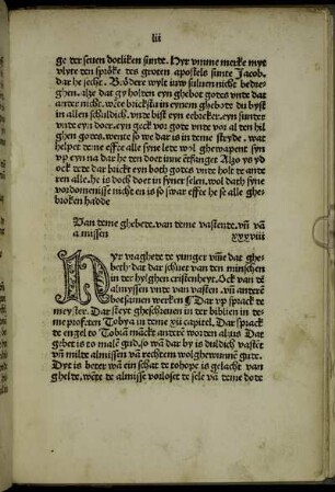 XXXVIII. Van deme ghebede, van deme vastenede, und van a missen
