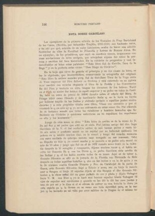 Nota sobre Garcilaso