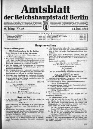1944,19: Nr. 19, 14. Juni 1944