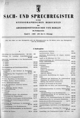 Sach- und Sprechregister
