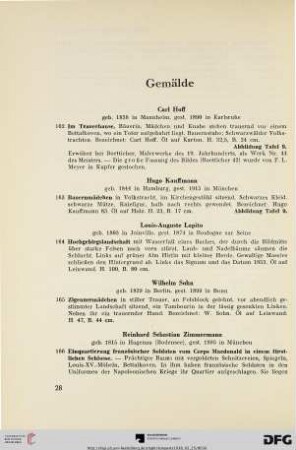 Gemälde (Nr. 162-179)