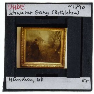 Uhde, Schwerer Gang (Gang nach Betlehem) (Landstraße nach Dachau)