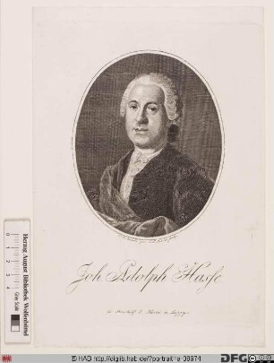 Bildnis Johann Adolf Hasse
