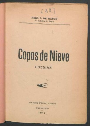 Copos de nieve : poesías