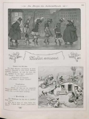 "Am Morgen des Aschermittwoch" "Praktisch"