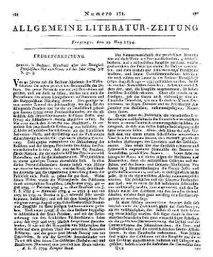 Campe, J. H.: Sammlung interessanter und durchgängig zweckmäßig abgefaßter Reisebeschreibungen für die Jugend. T. 10-12. Braunschweig: Schulbuchh. 1792-93