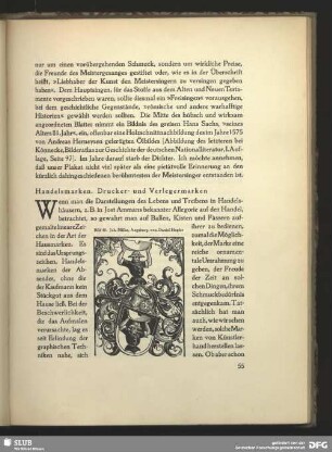 Handelsmarken. Drucker- und Verlegermarken