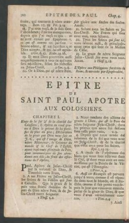 Epitre De Saint Paul Apotre Aux Colossiens