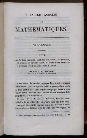 Philologie.