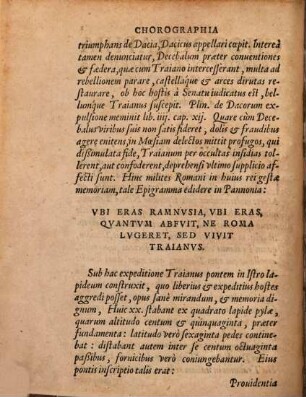 Chorographia Transylvaniae, Quae Dacia olim appellata, aliarumque provinciarum & regionum succincta descriptio & explicatio