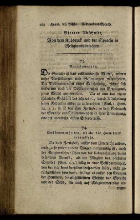 Vierter Abschnitt. Von dem Ausdruck und der Sprache in Religionsvorträgen.