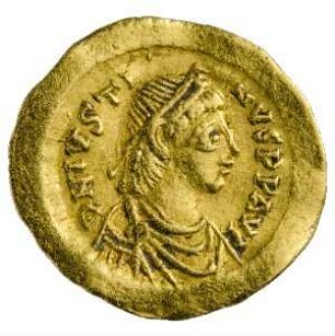 Münze, Tremissis, 518 - 527