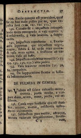 De Vulnere In Genere - Contusa