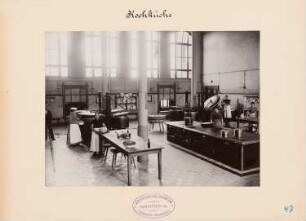 Provinzial-Irrenanstalt, Conradstein Wirtschaftsgebäude mit Koch- und Waschküche: Innenansicht Kochküche