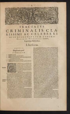 Tractatus Criminalis ... D. Tiberii Deciani ... Liber sextus.