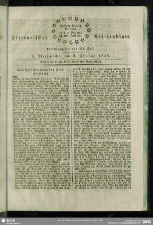 Literarisches Notizenblatt