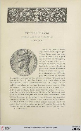 3. Pér. 10.1893: Vittore Pisano, appelé aussi le Pisanello, [1]