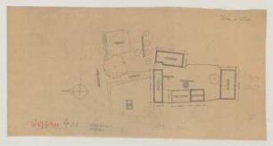 Dissen (Kreis Cottbus): [Hof Klammer]. Lageplan