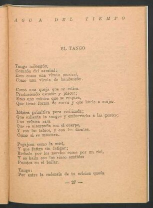 El tango