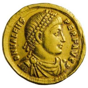 Münze, Solidus, 28. März 364 bis 24. August 367 n. Chr.