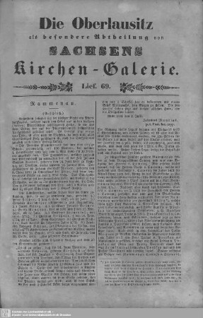 Rammenau (Beschluß), Kleinwelka : 69. Lieferung