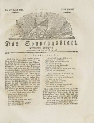 31, 1829: Stück