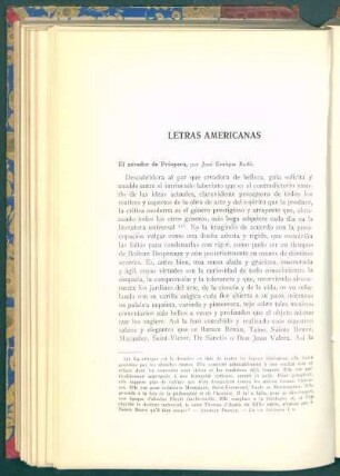 Letras americanas