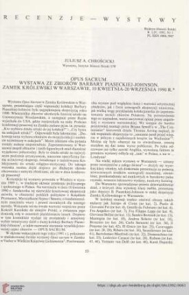 Recenzje - Wystawy