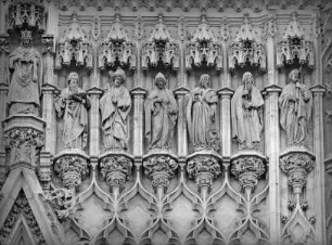 Christus zusammen mit den Aposteln