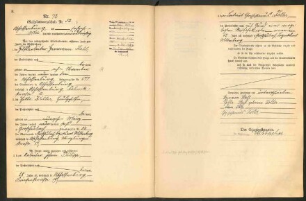 Standesamtsbuch der Stadt Aschaffenburg: Eheschließungen 252/1930 - 130/1931
