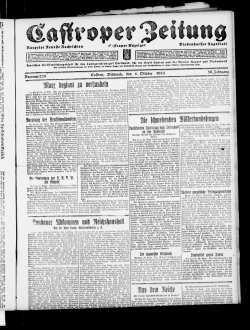 Castroper Zeitung : Rauxeler Neueste Nachrichten : Castroper Anzeiger : Bladenhorster Tageblatt : amtliches Veröffentlichungsblatt für den Landgerichtsbezirk Dortmund, für die Stadt Castrop und die Aemter Rauxel und Bladenhorst