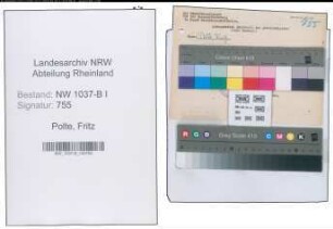 Entnazifizierung Fritz Polte , geb. 29.08.1901 ()