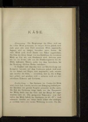 Käse.