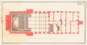 Königliches Schauspielhaus, Potsdam: Grundriss Souterrain und Parkett