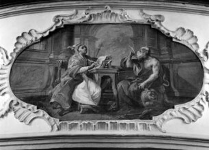 Der heilige Gregor und der heilige Hieronymus