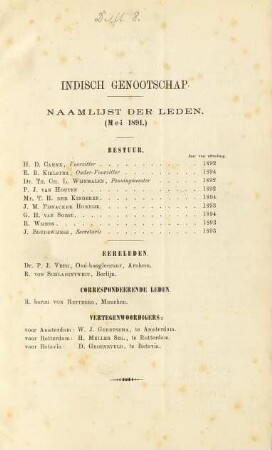 Naamlijst der leden