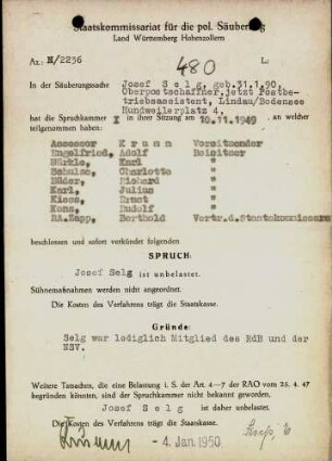 Selg, Josef