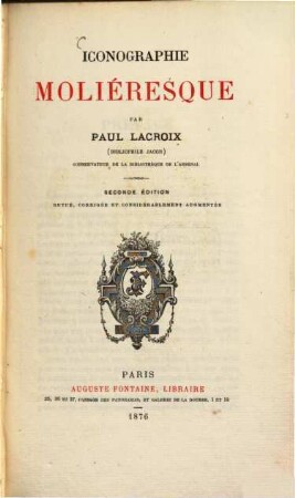 Iconographie moliéresque