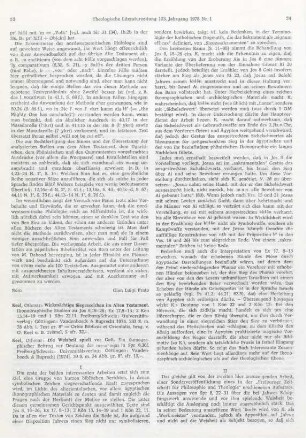 23-25 [Rezension] Keel, Othmar, Die Weisheit spielt vor Gott