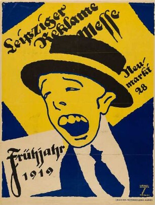 Leipziger Reklamemesse Frühjahr 1919