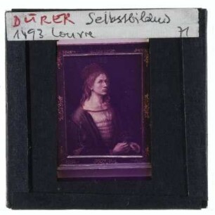 Dürer, Selbstbildnis (Louvre)