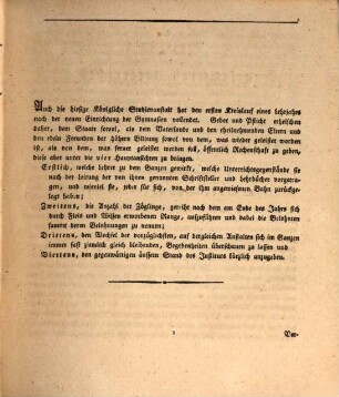 Jahresbericht : bekannt gemacht bei der öffentlichen Preiseaustheilung, 1817