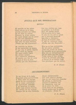 ¡Pucha qué sol digraciao! : Estilo