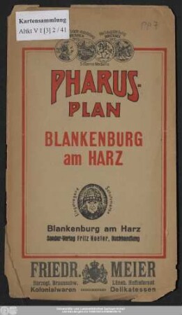 Pharus-Plan Blankenburg Harz