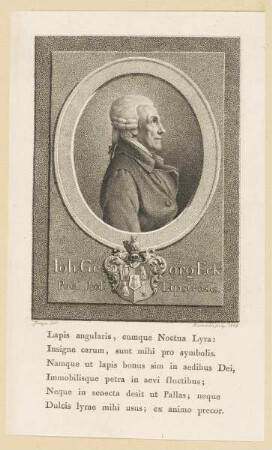 Bildnis des Ioh. Georg Eck