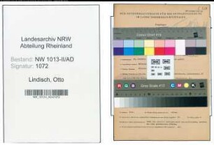Entnazifizierung Otto Lindisch , geb. 24.12.1897 (Stadtbauinspektor)