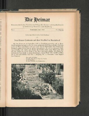 Nr. 6. Neumünster, Juni 1965. 72. Jahrgang.