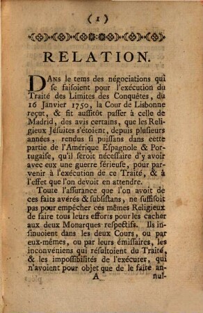 République des Jesuites au Paraquay renversée