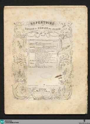 1tes Potpourri aus dem Ballet Satanella : op. 12. Cah. 1