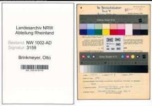 Entnazifizierung Otto Brinkmeyer, geb. 24.04.1888 (Musiker)
